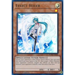 [ Zare Yugioh ] Lá bài thẻ bài DUDE -EN028 - Effect Veiler - Ultra Rare