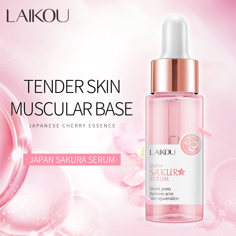Serum Dưỡng Da LAIKOU Hoa Anh Đào Nhật Bản Vitamin C Làm Trắng Da 30ML
