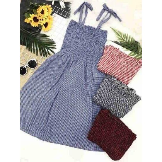 Follow săn deal 3k -váy 2 dây bo ngực, giá 65