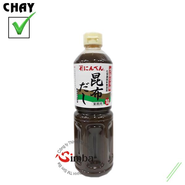 Xốt tảo bẹ Konbu Dashi (Ninben) - 1L
