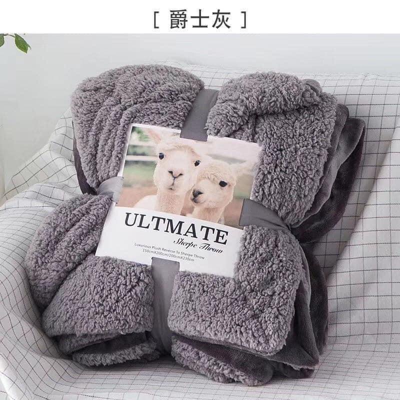 CHĂN LÔNG CỪU ULTIMATE DÀY DẶN, CHĂN LÔNG CAO CẤP 2MX2M3