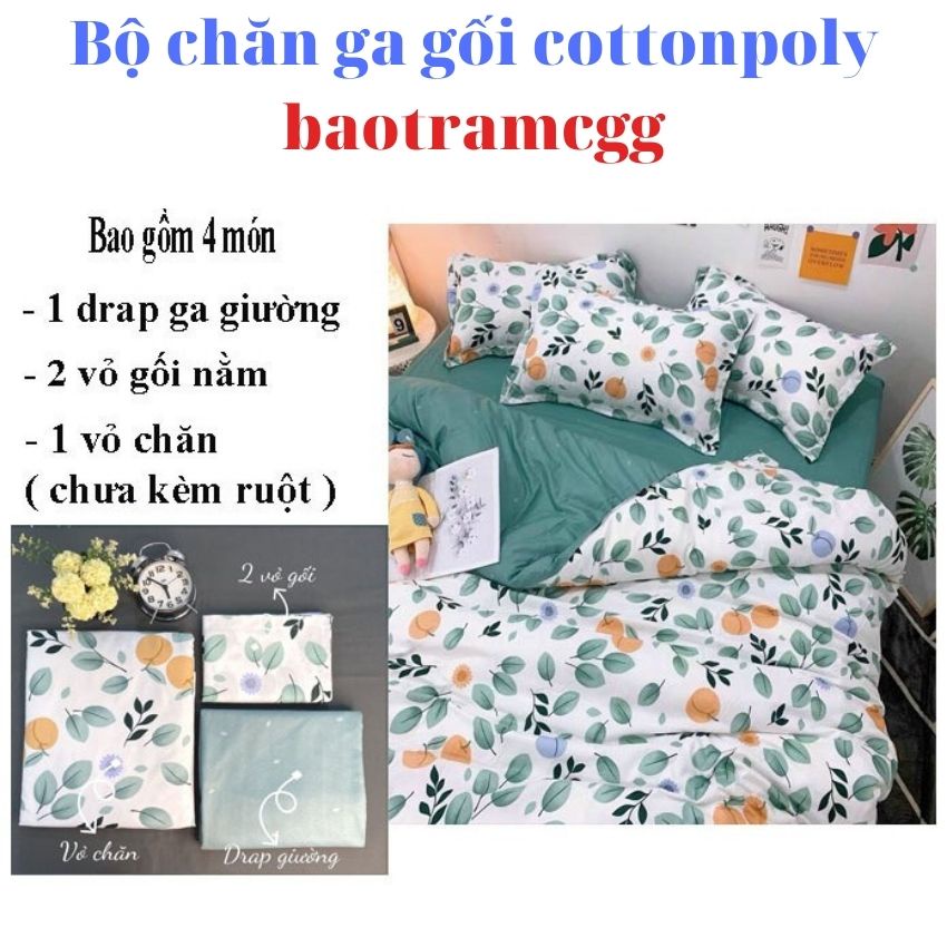 [Xả Kho]Bộ Chăn Ga Gối Cotton Poly Nhập Khẩu mẫu mới nhất | BigBuy360 - bigbuy360.vn