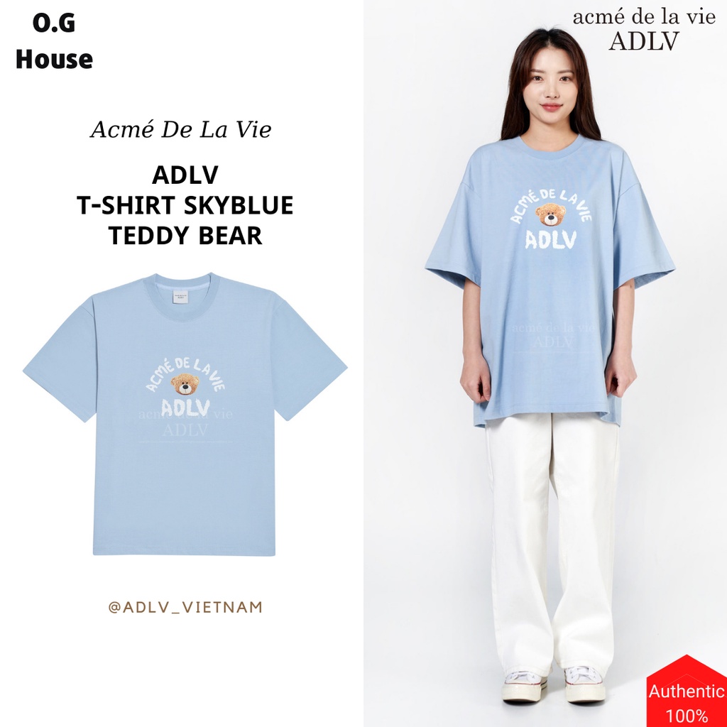 Áo ADLV hình gấu teddy - hàng chính hãng 100%