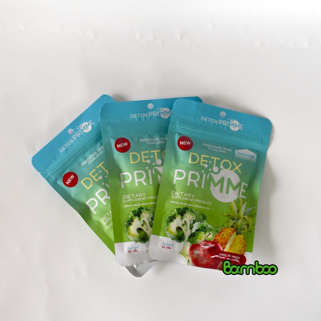 Viên giảm mỡ Detox Primme gói 60 viên Thái Lan