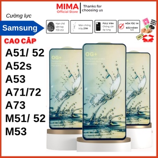 Kính cường lực Plasma Samsung M51/M52/M53/A71/A72/A73/A51/A52/A52s/A53 4G 5G Full chống xước màn hình tặng kèm bộ dán