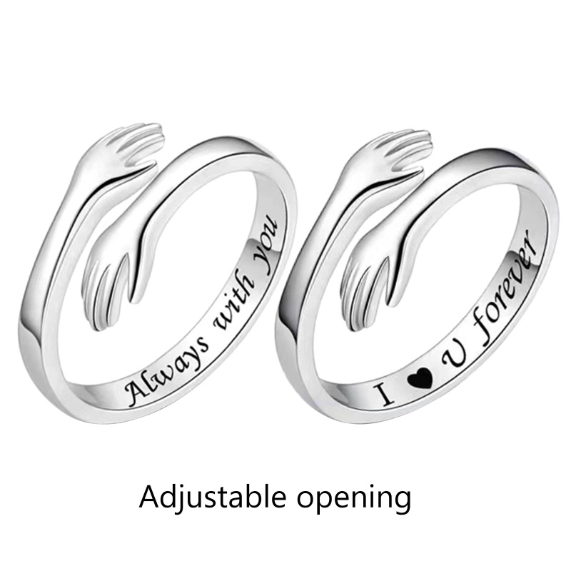 San * Nhẫn Ôm Tay Có Thể Điều Chỉnh Sáng Tạo Phong Cách Âu Mỹ Cho Nữ Rin