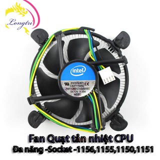 Quạt tản nhiệt CPU đa năng,socket 1156,1155,1150,1151 cũ fan zin box