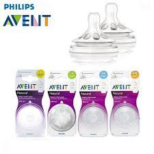 ( ĐỦ SIZE ) Bộ 2 Núm Ty Thiết Kế Tự Nhiên Philips Avent Cho Trẻ 0-18 tháng