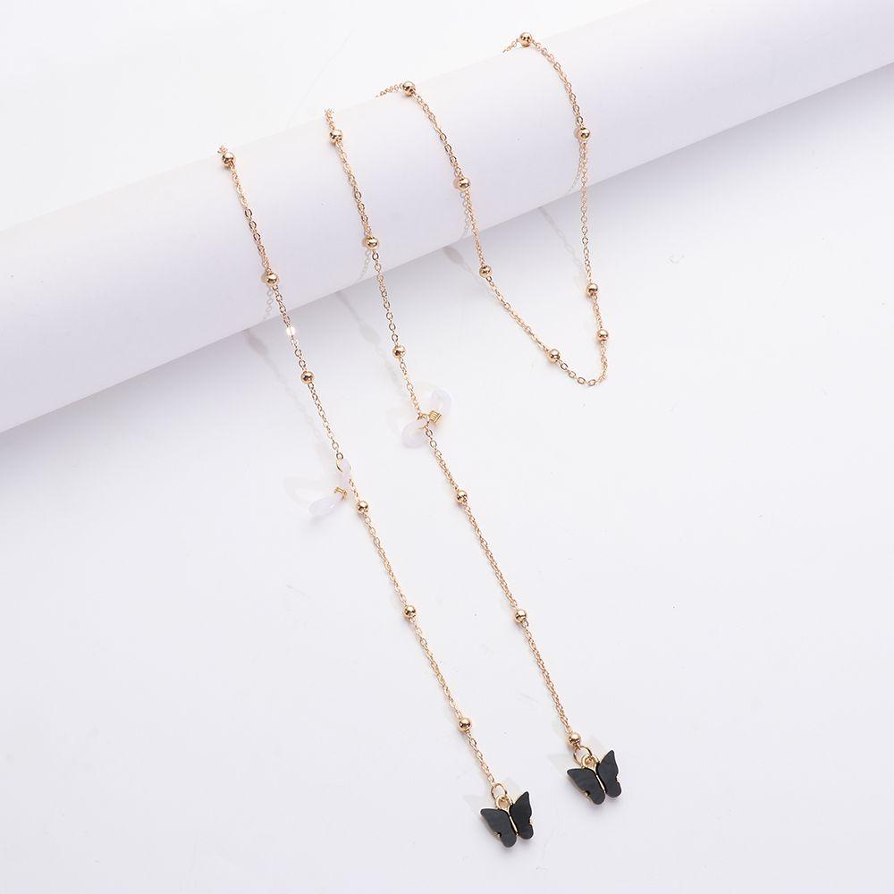 Dây Đeo Mắt Kính Bằng Kim Loại Dành Cho Nam Nữ|Kính Đọc Sách Đính Hạt Có Dây Đeo