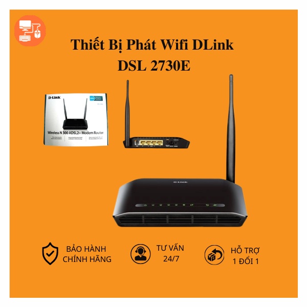 Thiết Bị Phát Wifi Không Dây DLink DSL 2730E