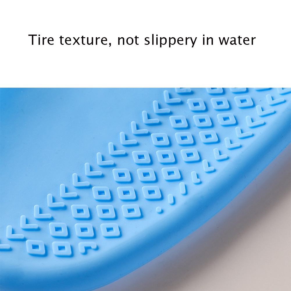 Vỏ Bọc Giày Đi Mưa Bằng Cao Su Silicone Chống Trượt Chống Thấm Nước Tái Sử Dụng Tiện Lợi