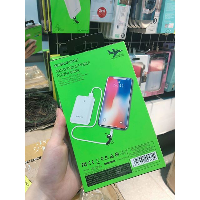 [HÀNG CHÍNH HÃNG] SẠC DỰ PHÒNG BOROFONE BT18 - 7000mAh