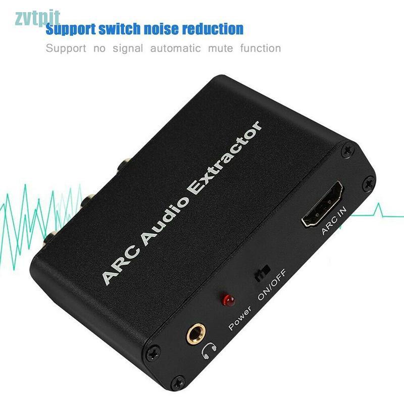 [ZVT] HDMI Digital To Analog Coaxail ARC Audio Extractor Converter Adapter 3.5mm RCA  PT