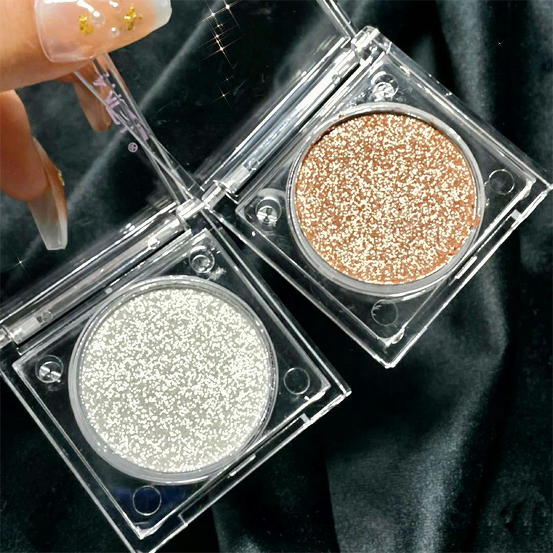 Bảng Phấn Mắt Ánh Ngọc Trai Siêu Sáng Trang Điểm Có Thể Sử Dụng Với Độ Bóng Cao Và Không Trang Điểm