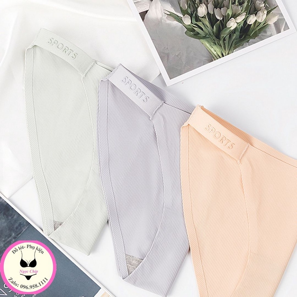 Quần lót nữ thun lạnh thoáng mát cao cấp,quần chip không lộ viền dây hông in chữ sexy NĐ09