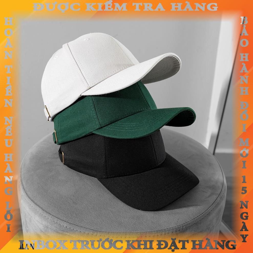 Mũ lưỡi trai trơn chính hãng CAPMAN thể thao ullzang vải kaki CM99 nhiều màu vuongha