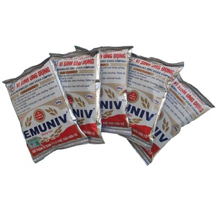 [Combo 5 Gói] Men vi sinh gốc EMUNIV dạng bột để ủ các phụ phẩm trong nông nghiệp làm phân bón