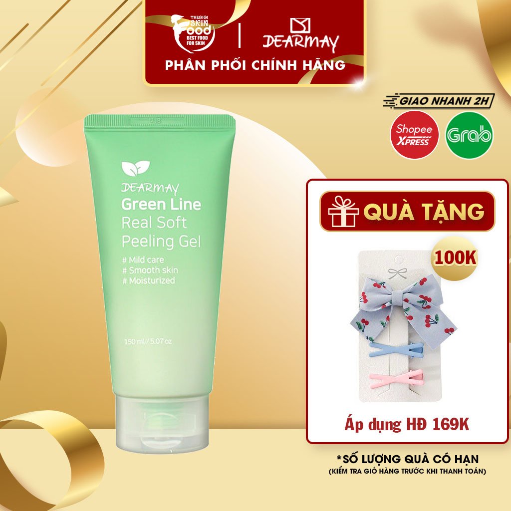 Tẩy Tế Bào Chết Dạng Gel Dearmay Green Line Real Soft Peeling Gel 150ml