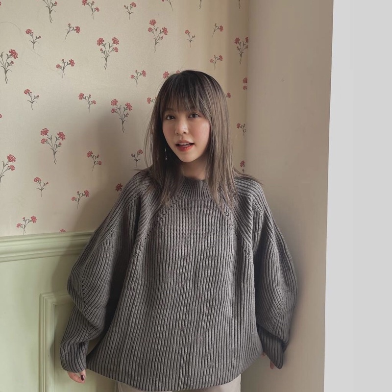 Plainwash.co - Áo Len Youme Mock Neck Jumper