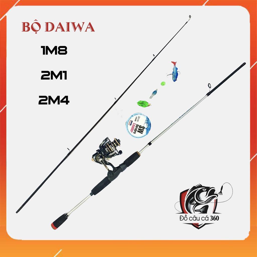 Bộ Cần Câu Cá Lure Máy Đứng Daiwa Hàng Nội Địa Siêu Rẻ Siêu Khỏe Cần Câu Lure Độ Cứng ML