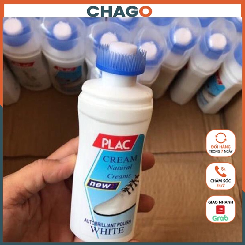 Chai tẩy trắng giày PLAC - Tẩy trắng hiệu quả mọi vét ố bẩn trên giày, túi xách, ví- CHAGO PKG009.