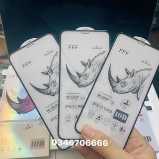 Kính fff tê giác ipx/xsmax/ip11 pro/ip11 pro max 💎
