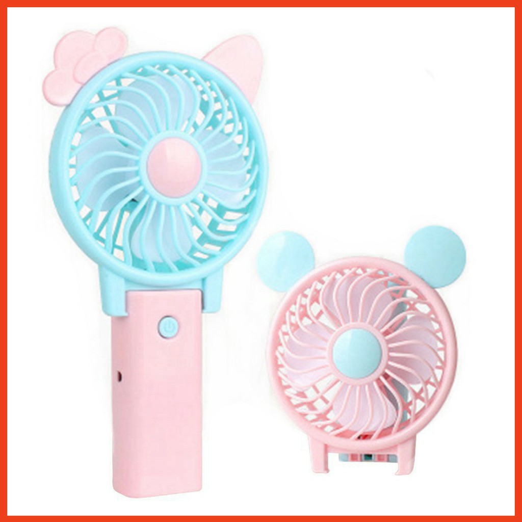 Quạt Hello Kitty Cầm Tay Gấp Gọn Sạc USB | BigBuy360 - bigbuy360.vn