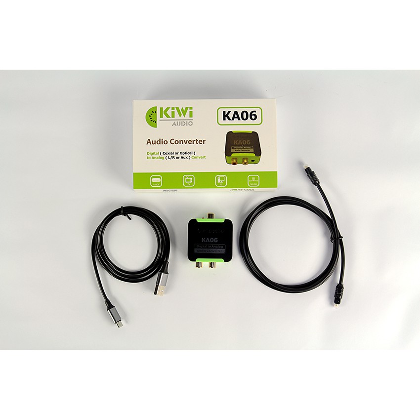 KIWI KA06 Audio converter - chuyển đổi quang sang av hàng chính hãng.