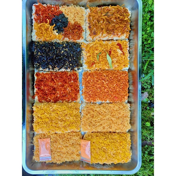 CƠM CHÁY MIX 3 VỊ KHÔ BÒ, RONG BIỂN, RUỐC THƯỢNG HẠNG- GÓI HÚT CHÂN KHÔNG 250GR-SIÊU RẺ