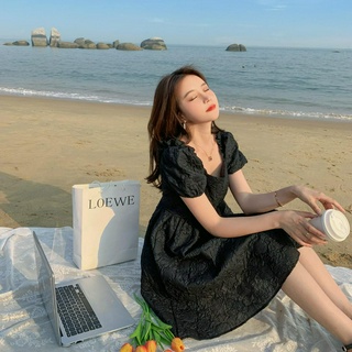 Đầm tay ngắn dáng rộng thời trang mùa hè cho nữ