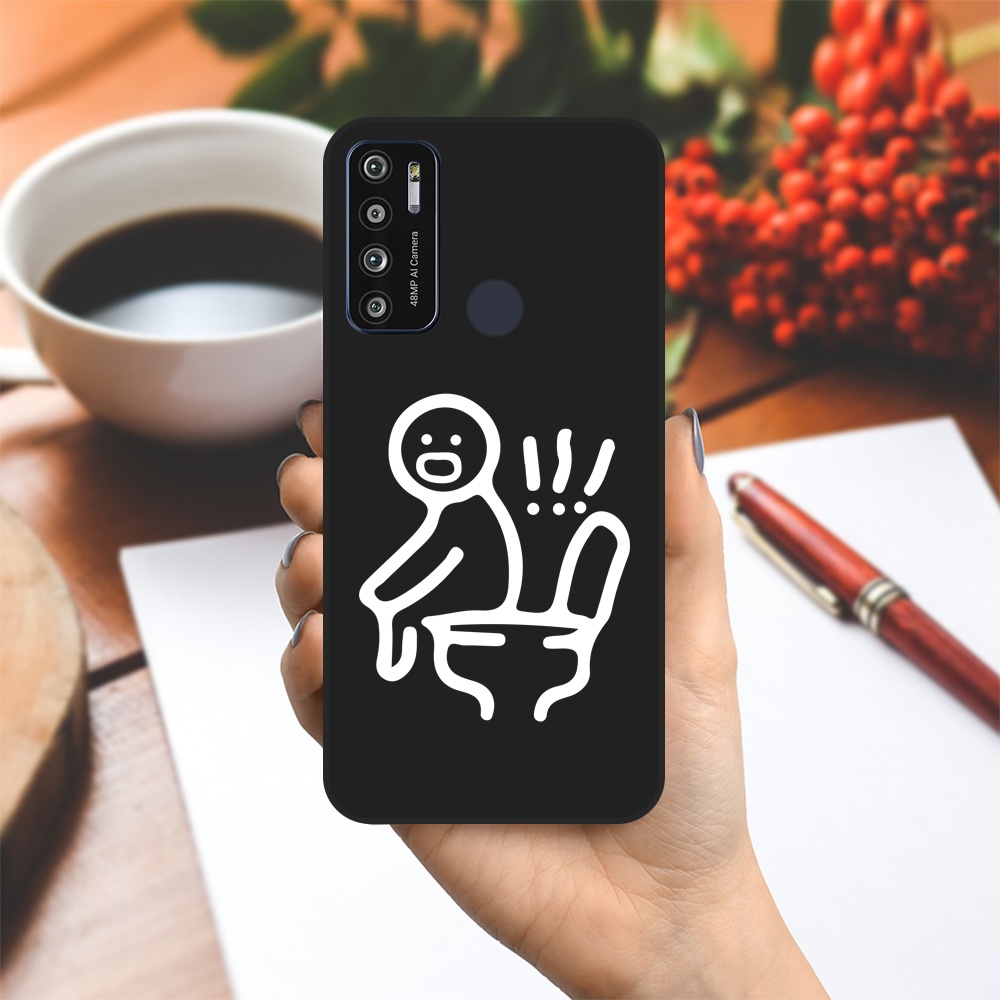 Ốp lưng Vsmart Joy 3/Joy 4/Active 3/Bee 3/Live/...dẻo đen hình Người que BST5