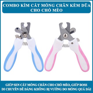 Bộ Kìm Cắt Móng và dũa móng Cho Chó Mèo