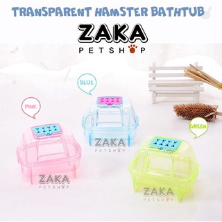 Nhà tắm mica có đầu lọc khí cho hamster