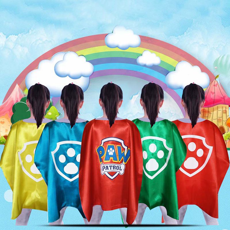Newest 2Pcs set Paw Patrol Toys Set Mask Cape Cloak Cosplay Cartoon Puppy Patrol Gifts