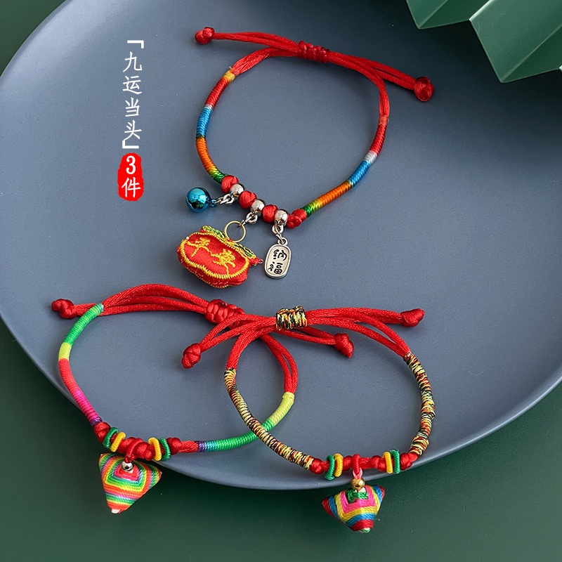 Vòng Tay Dây Bện Nhiều Màu Sắc Mới Mẻ Cho Nữ