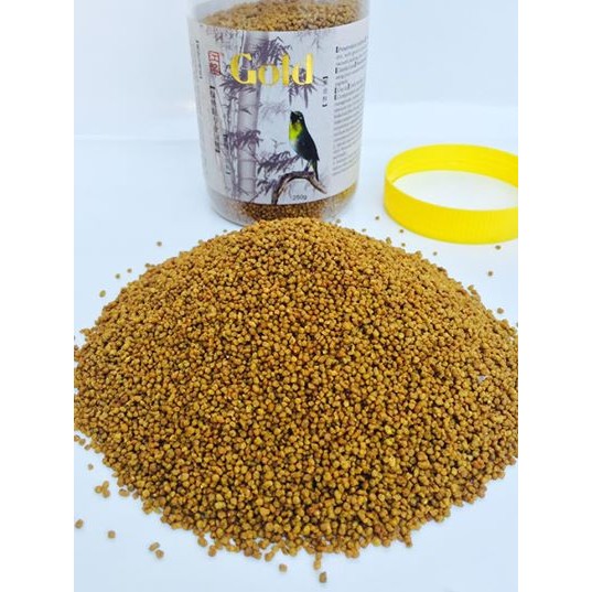 Cám chim vành khuyên Tú Gold Hộp Lắp vàng - Hộp 250 gram