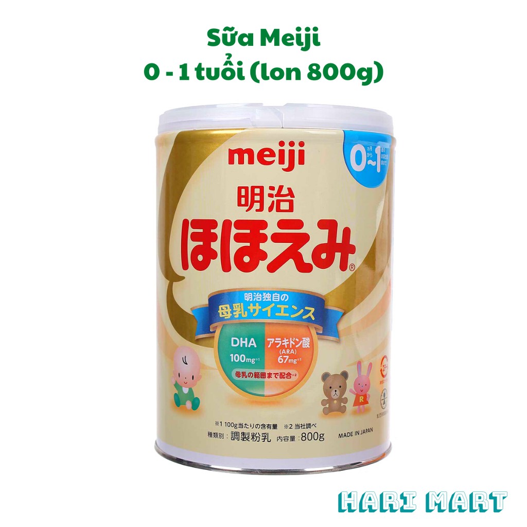 Sữa Meiji lon Nhật Bản 800g