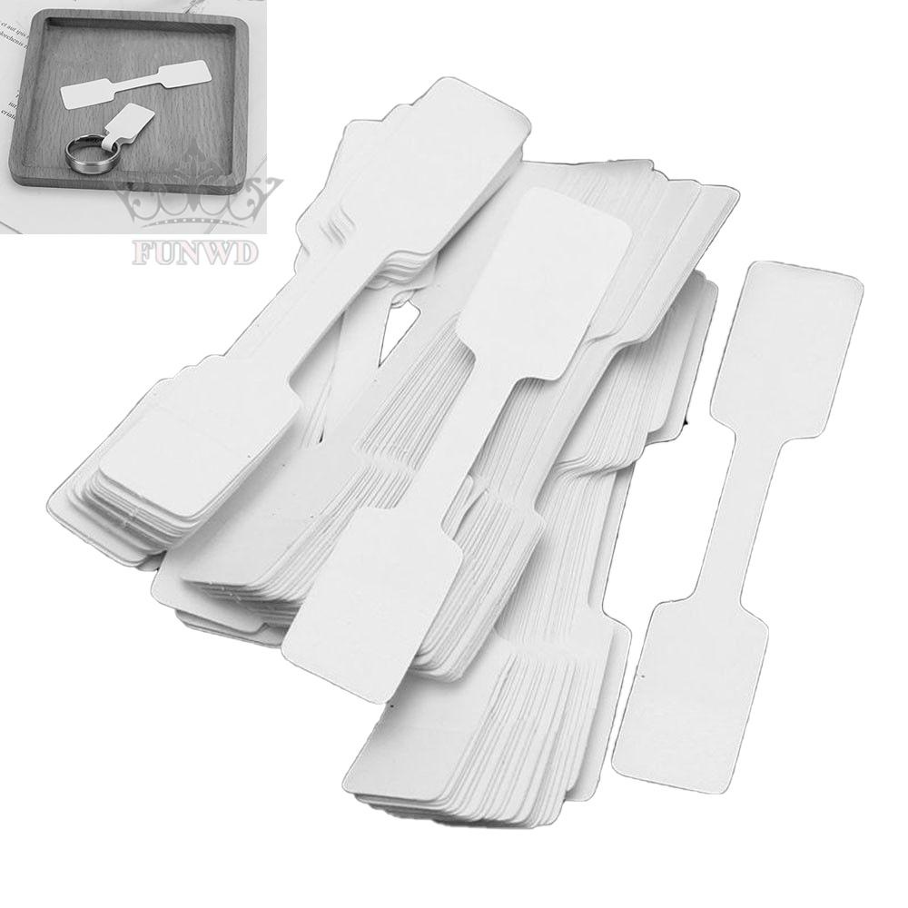 【FUNWD】Merchandise Jewelry Price Tag White Square Sticker Style Label 1000 Pcs