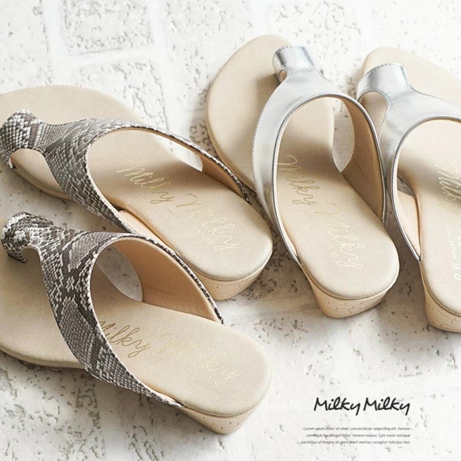 Dép kẹp xỏ ngón nữ đế xuồng Milky Milky 6142 cao cấp siêu nhẹ made in Kobe Nhật Bản