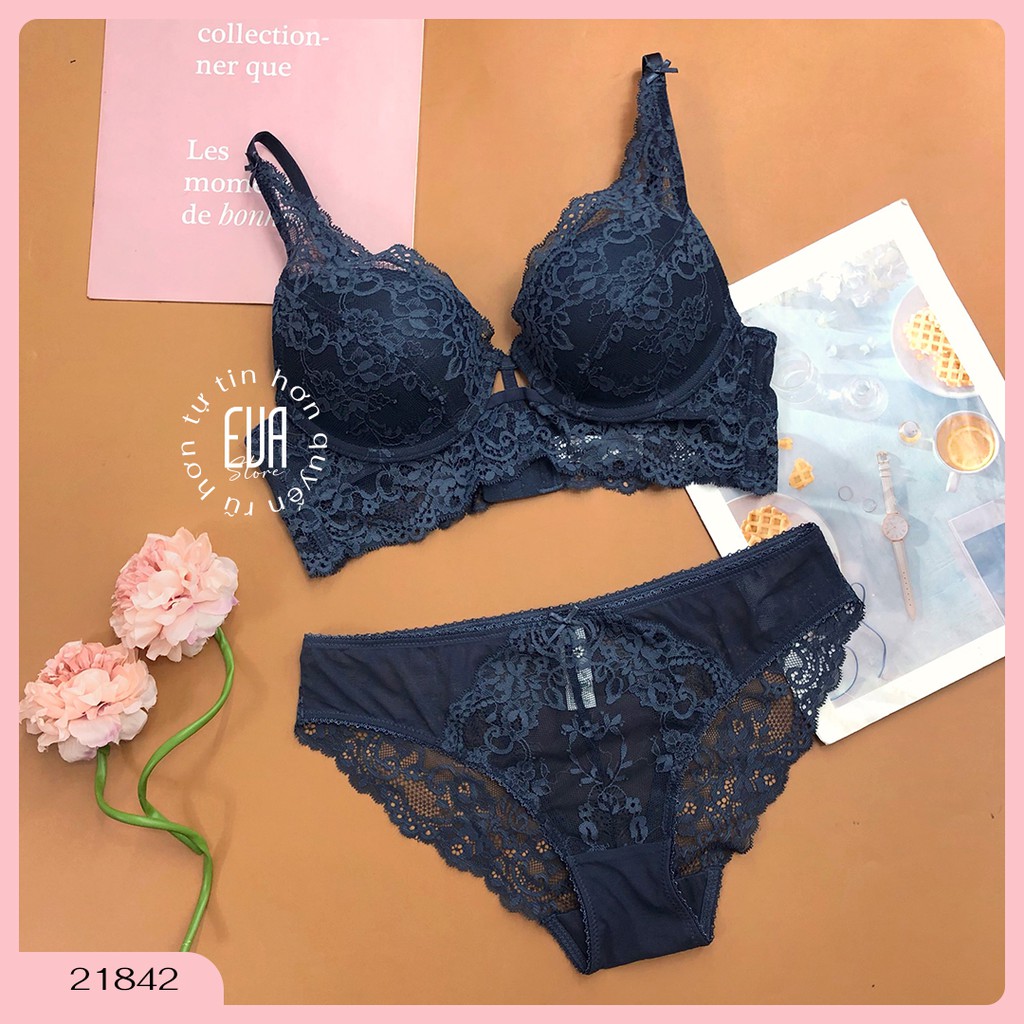 BỘ ĐỒ LÓT REN 21842 DÁNG CROPTOP SEXY | BigBuy360 - bigbuy360.vn
