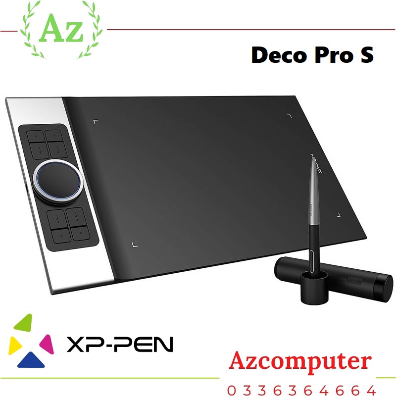 Bảng vẽ đồ họa XP Pen Pro Small hỗ trợ kết nối với điện thoại Android kèm bút vẽ không cần pin hỗ trợ cảm ứng nghiêng