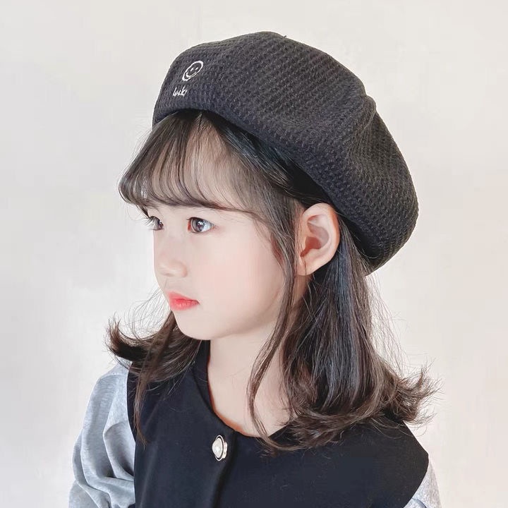 Mũ beret kiểu bí ngô cho bé phong cách thời trang Anh Quốc cho bé, mũ cho bé 1-5 tuổi vòm 48-52cm