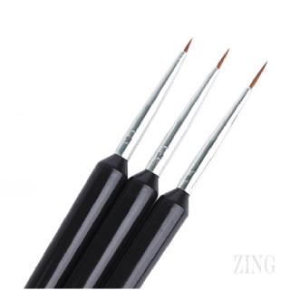 Bộ 3 Cọ Vẽ Móng Tay 697