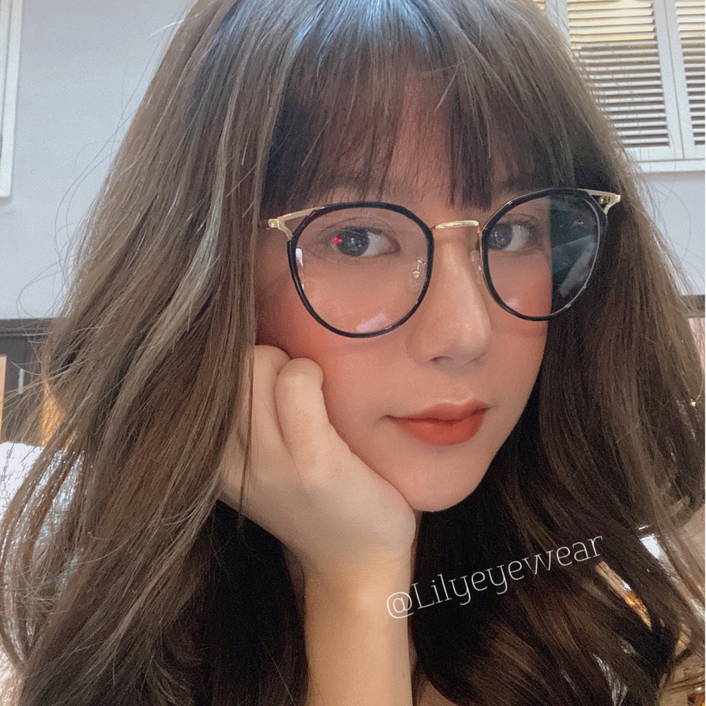 Gọng kính cận thời trang nữ cao cấp Lilyeyewear 90029