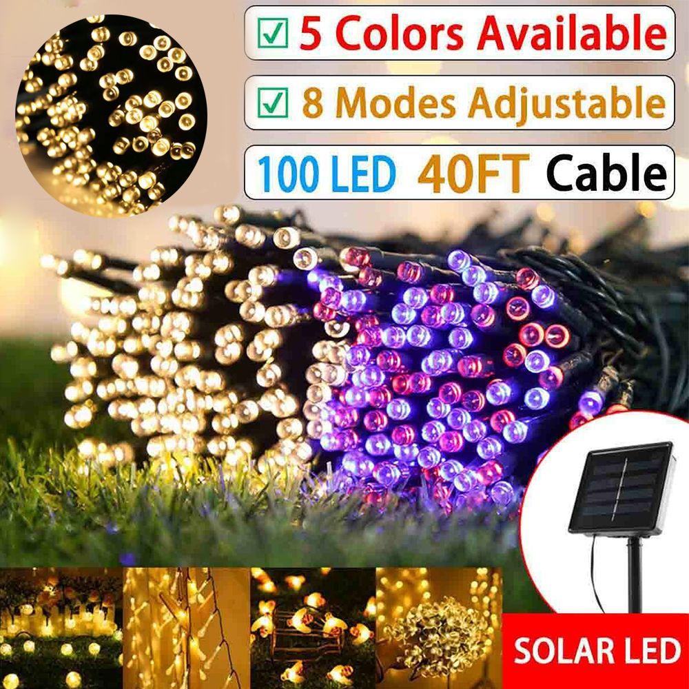 Dây Đèn Led Sử Dụng Năng Lượng Mặt Trời Chống Thấm Nước