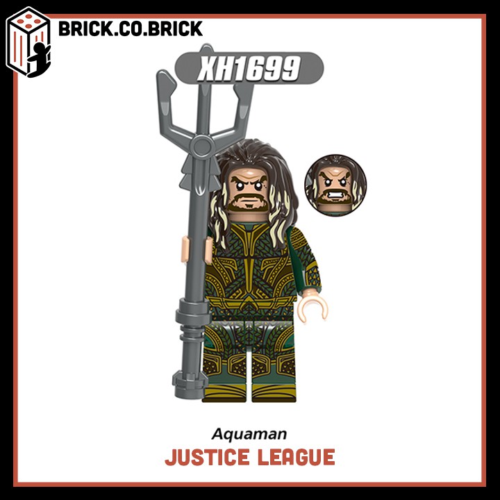 Liên Minh Công Lý Justice League BatMan Cyborg AquaMan Flash Mera Mô Hình DC Minifig Super Hero Siêu Anh Hùng X0312