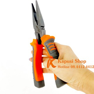 Kềm mỏ nhọn kapusi 8in