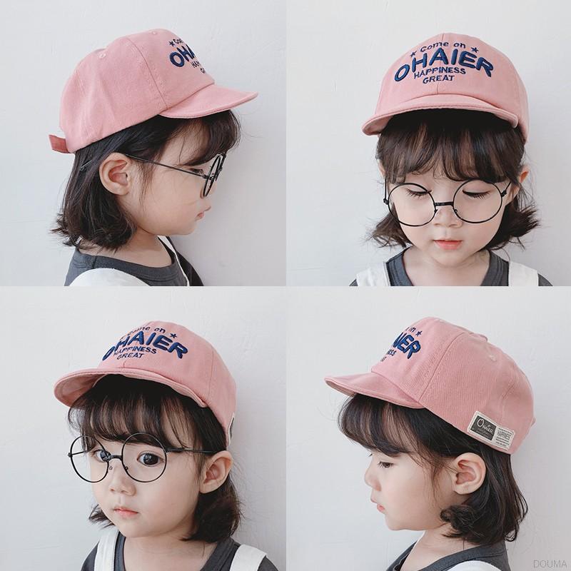Mũ Lưỡi Trai In Chữ Thiết Kế Đơn Giản Thời Trang Cho Trẻ Em