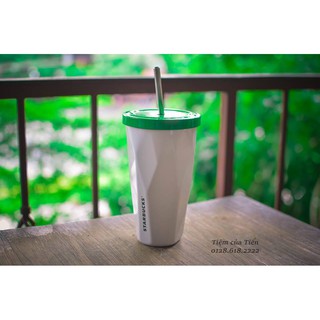 Ly cold cup Starbucks Trắng