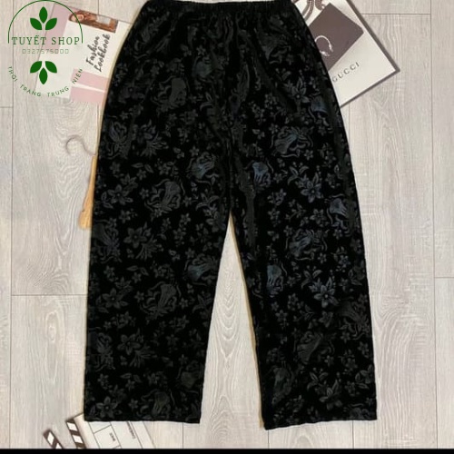 Quần nhung bà già.